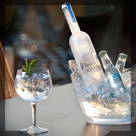 Rags Nightclub Tenerife Offer BELVEDERE VODKA 1L Bottle Table